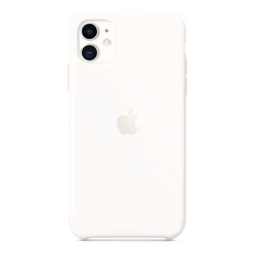 Чехол Apple для iPhone 11 Silicone Case - White в Евросеть