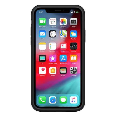 Чехол Apple для iPhone Xs Black (MRXK2ZM/A) в Евросеть