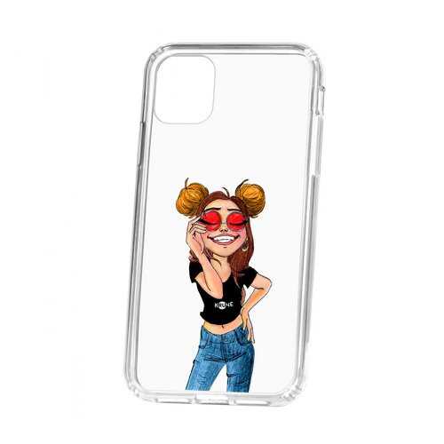 Чехол Apple iPhone 11 Kruche Print Smiling в Евросеть