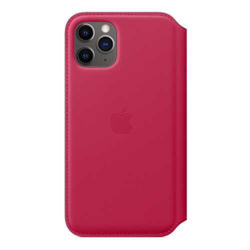 Чехол Apple Leather Folio Raspberry для смартфона iPhone 11 Pro (MY1K2ZM/A) в Евросеть