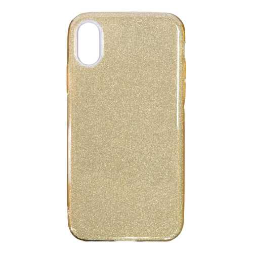 Чехол Apple Remax Glitter Silicon Case для iPhone X золотой в Евросеть