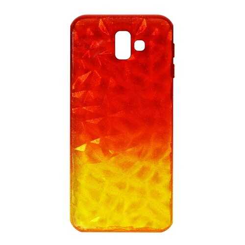 Чехол Crystal Krutoff для Samsung Galaxy J6+ (SM-J610) Yellow/Red в Евросеть