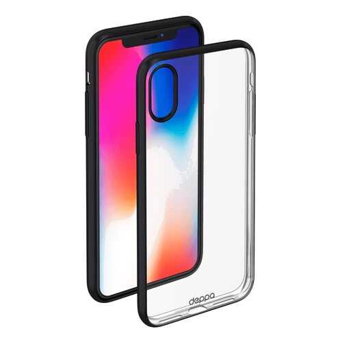 Чехол Deppa Gel Plus Case матовый для Apple iPhone X Black в Евросеть