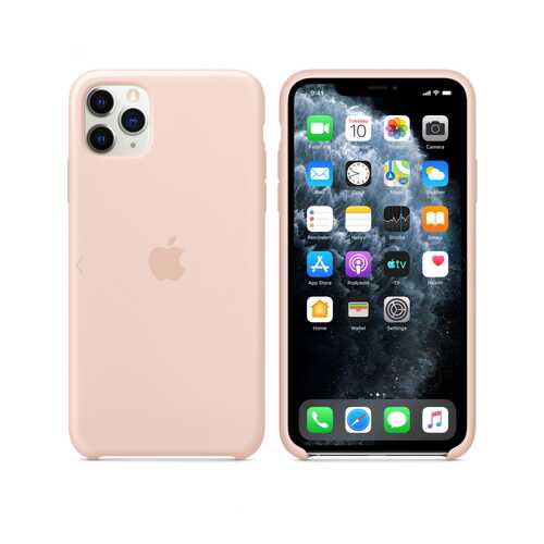 Чехол для Apple iPhone 11 Pro Max Silicone Case Pink Sand Розовый Песок (MWYN0FE/A) в Евросеть