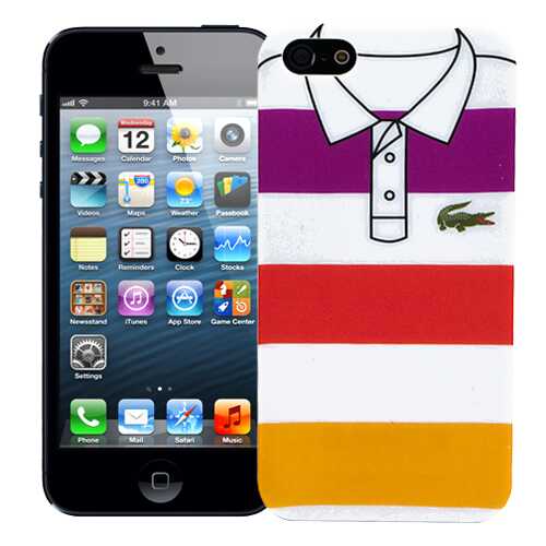 Чехол для смартфона KAWAI Sports shirt Purple, red, yellow stripes в Евросеть