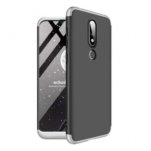 Чехол GKK LikGus для Nokia 6.1 Plus (Nokia X6) Black/Silver в Евросеть