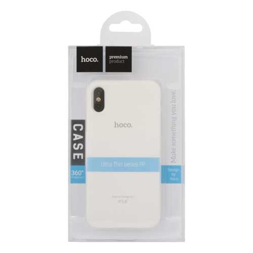 Чехол HOCO Thin Series Frosted Case для iPhone Xs Transparent в Евросеть