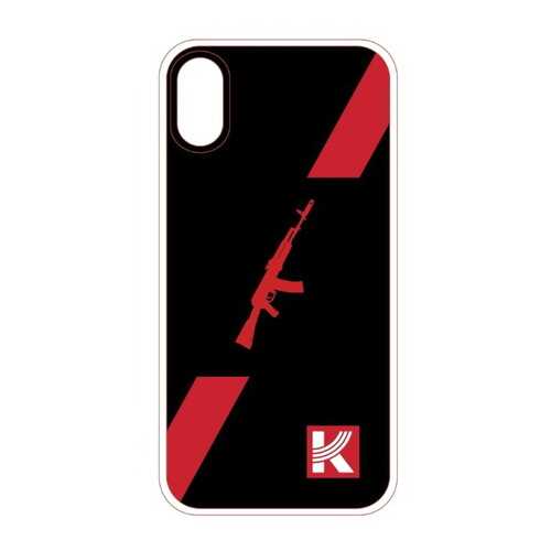 Чехол КАЛАШНИКОВ для Apple iPhone X/iPhone XS Black/Red в Евросеть