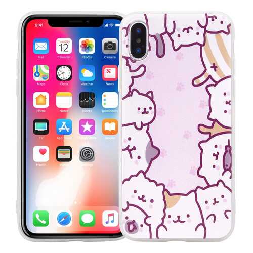 Чехол KAWAI для iPhone X/XSKittens в Евросеть