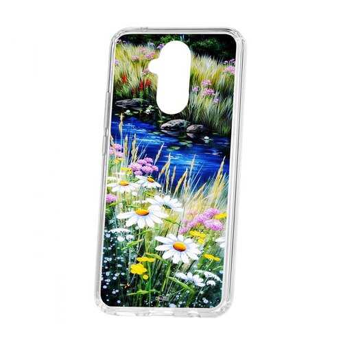 Чехол Kruche Huawei Mate 20 Lite Print Ромашки у ручья в Евросеть