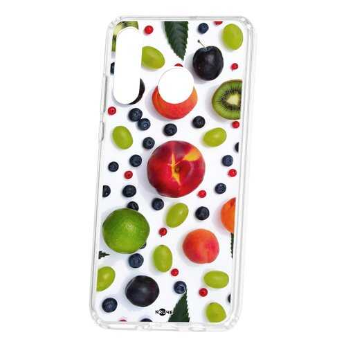 Чехол Kruche Huawei P30 Lite Print Fruits в Евросеть