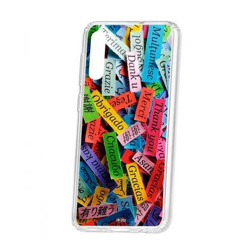 Чехол Kruche Samsung Galaxy A50 2019 Print Thank you в Евросеть