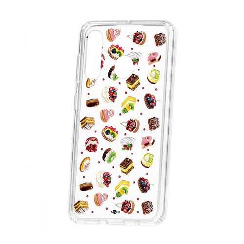 Чехол Kruche Samsung Galaxy A60 2019 Print Cake в Евросеть