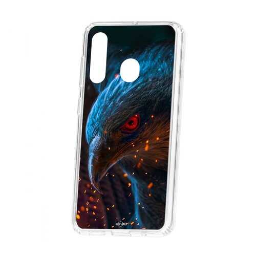 Чехол Kruche Samsung Galaxy A60 2019 Print Орел в Евросеть