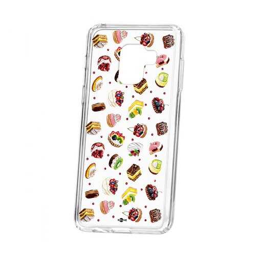 Чехол Kruche Samsung Galaxy A8 2018 (A530) Print Cake в Евросеть