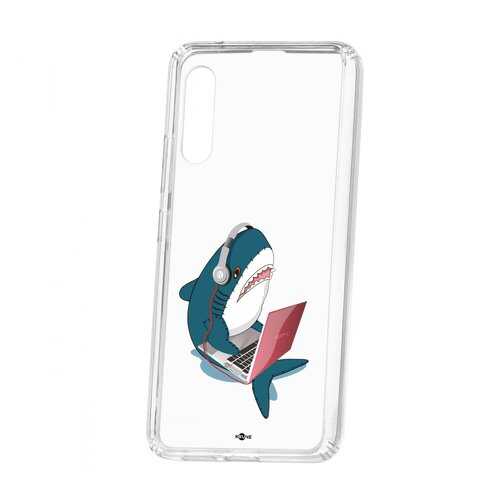 Чехол Kruche Samsung Galaxy A90 5G Print Акула в Евросеть