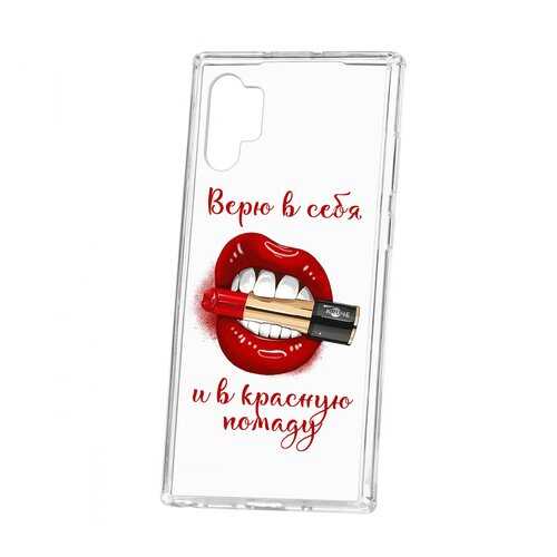 Чехол Kruche Samsung Galaxy Note 10+ Print Red lipstick в Евросеть