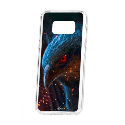 Чехол Kruche Samsung Galaxy S8 Plus Print Орел в Евросеть