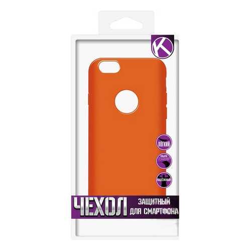 Чехол Krutoff для iPhone 6/6S Orange в Евросеть