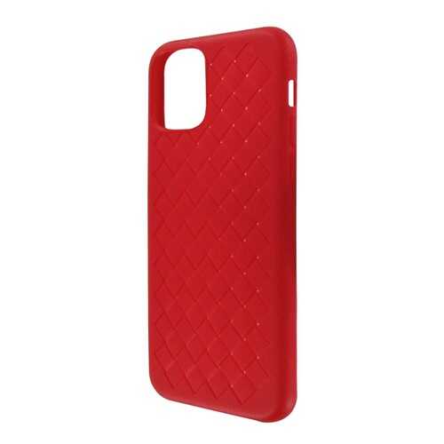 Чехол Krutoff Silicone braided для iPhone 11 Red в Евросеть