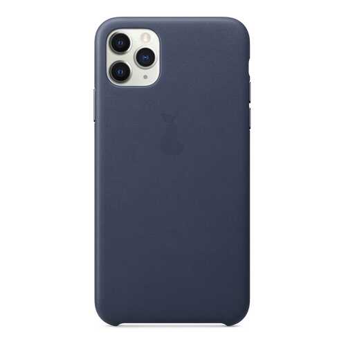 Чехол Leather Case для iPhone 11 Pro Max, LCIP11PM-02-MIBL в Евросеть