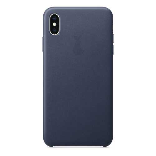 Чехол Leather Case для iPhone XS Max, LCIPXSM-02-MIBL в Евросеть