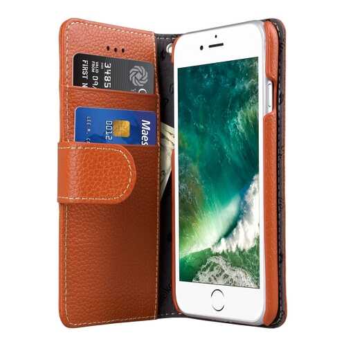 Чехол Melkco для Apple iPhone 7/8 - Wallet Book Type Orange в Евросеть