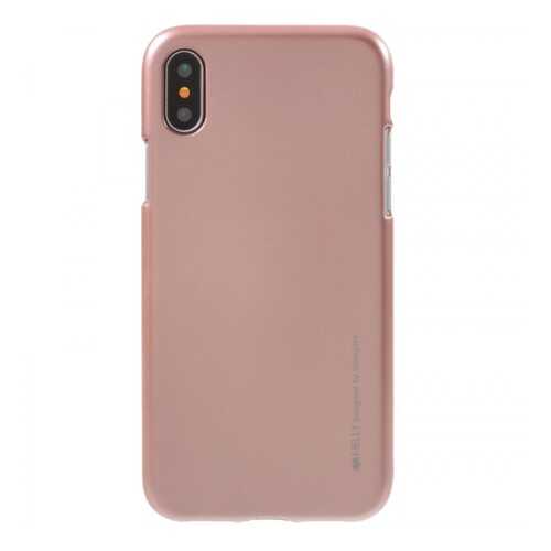 Чехол Mercury iJelly Metal series для Apple iPhone X/XS Rose Gold в Евросеть