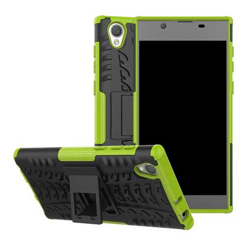 Чехол MyPads для Sony Xperia L1 / Dual Black/Green в Евросеть