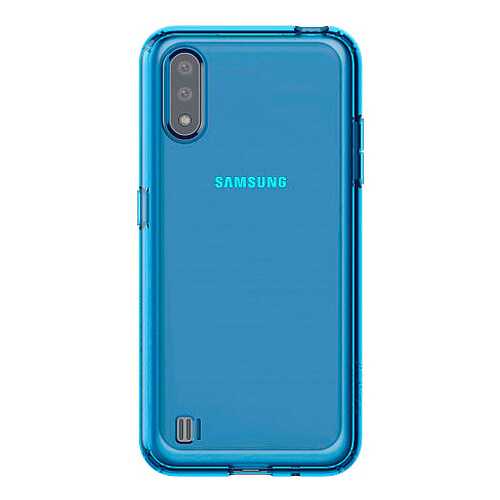 Чехол Samsung araree A cover для Samsung Galaxy A01 Blue в Евросеть