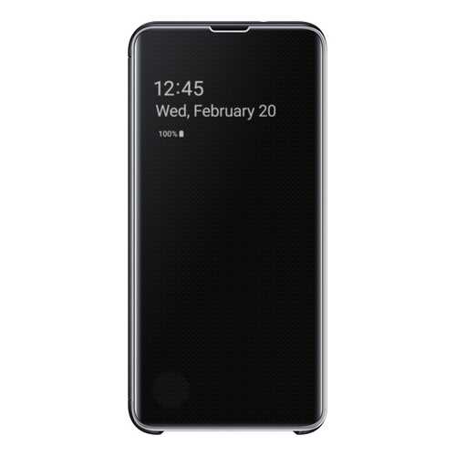 Чехол Samsung Clear View Cover для Galaxy S10E Black в Евросеть