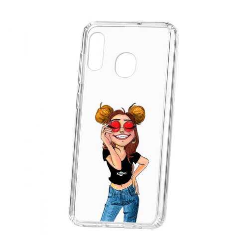 Чехол Samsung Galaxy A20 Kruche Print Smiling в Евросеть