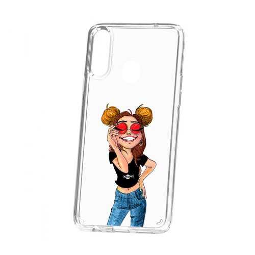 Чехол Samsung Galaxy A20S Kruche Print Smiling в Евросеть