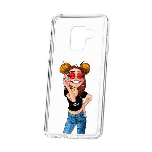 Чехол Samsung Galaxy A8 2018 (A530) Kruche Print Smiling в Евросеть