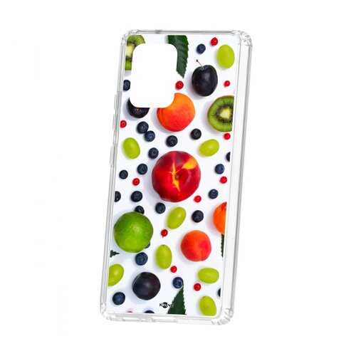 Чехол Samsung Galaxy S10 Lite Kruche Print Fruits в Евросеть