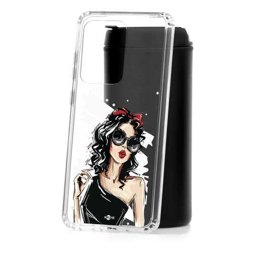 Чехол Samsung Galaxy S20 Ultra Kruche Print Фэшн леди в Евросеть