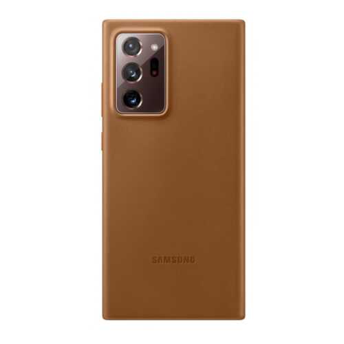 Чехол Samsung Leather Cover для Galaxy Note20 Ultra Brown в Евросеть