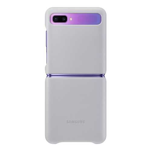 Чехол Samsung Leather Cover для Samsung Galaxy Z Flip Grey в Евросеть