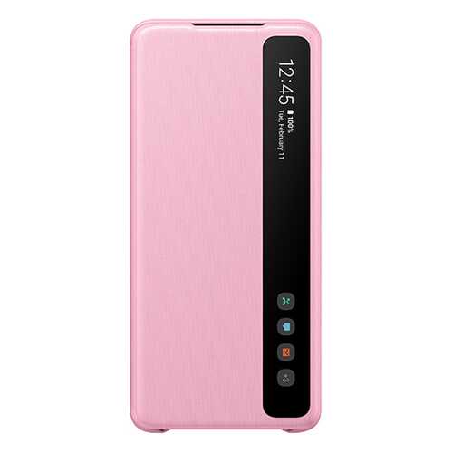 Чехол Samsung Smart Clear View Cover Y2 для Galaxy S20+ Pink в Евросеть