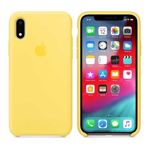 Чехол Silicone Case для Apple iPhone XR Canary Yellow (MWC24FE/A) в Евросеть