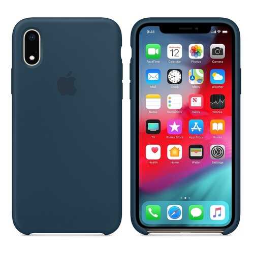 Чехол Silicone Case для Apple iPhone XR Pacific Green (MWFT6FE/A) в Евросеть