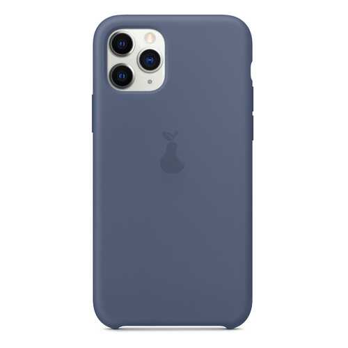 Чехол Silicone Case для iPhone 11 Pro Max Премиум, синий, SCPQIP11PM-56-ALAS в Евросеть