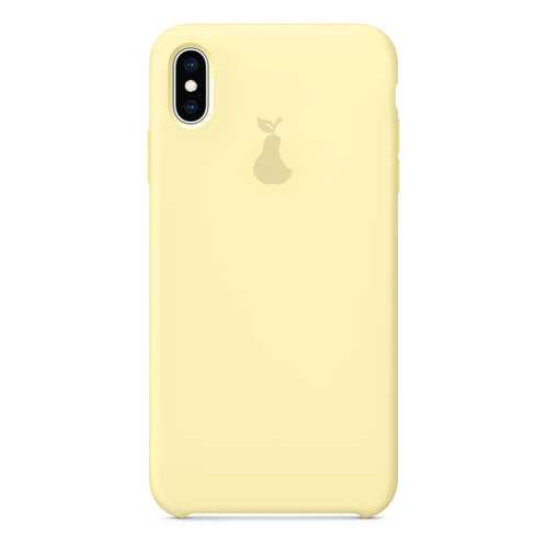 Чехол Silicone Case для iPhone X/XS, Light Yellow, SCIPXXS-15-LIMO в Евросеть