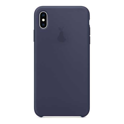 Чехол Silicone Case для iPhone X/XS Premium, Dark Blue, SCPQIPXXS-08-MIDN в Евросеть