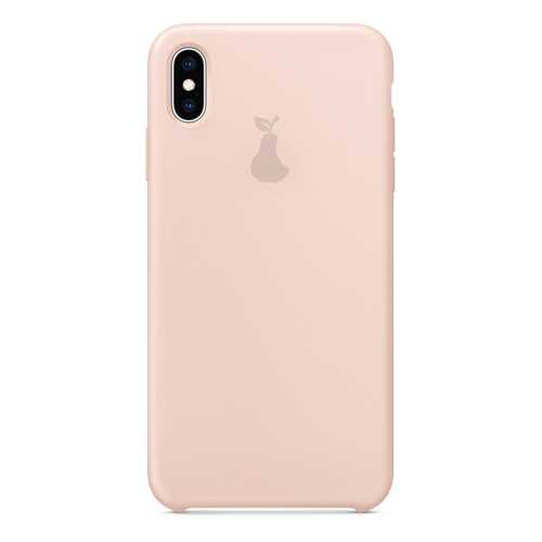 Чехол Silicone Case для iPhone X/XS Премиум, розовый, SCPQIPXXS-19-PINK в Евросеть