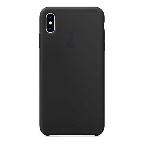 Чехол Silicone Case для iPhone XS Max Премиум, черный, SCPQIPXSM-18-BLAC в Евросеть