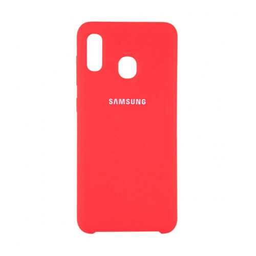 Чехол Silicone Cover для Samsung Galaxy A20 / A30 Red в Евросеть