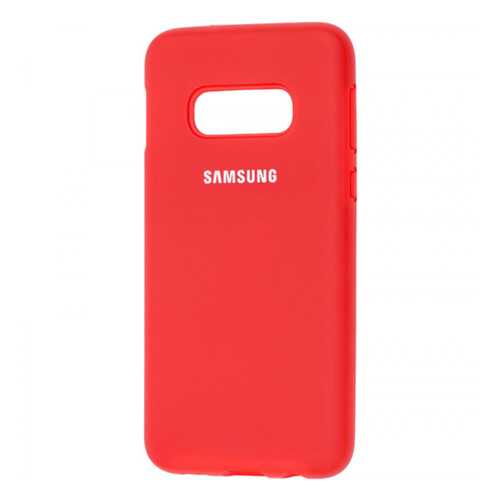 Чехол Silicone Cover для Samsung Galaxy S10 E (full protective) Red в Евросеть