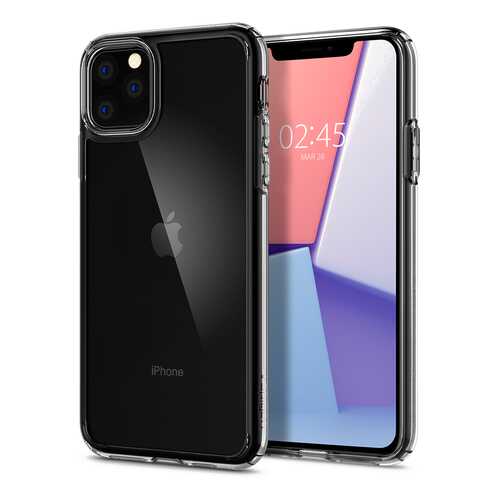 Чехол Spigen Crystal Hybrid для Apple iPhone 11 Pro Clear (077CS27114) в Евросеть