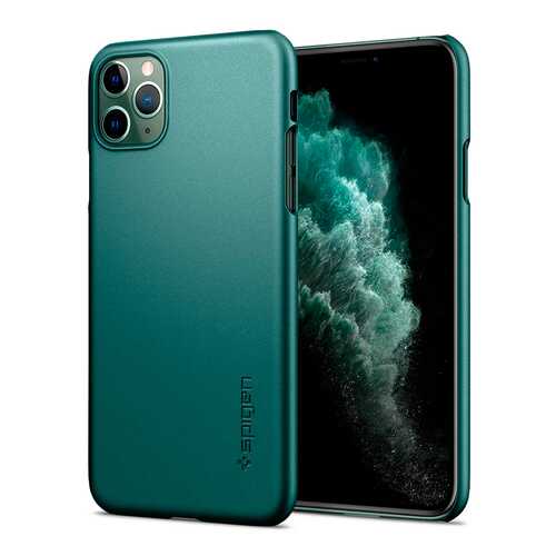 Чехол Spigen Thin Fit для Apple iPhone 11 Pro Green (ACS00416) в Евросеть